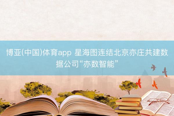 博亚(中国)体育app 星海图连结北京亦庄共建数据公司“亦数智能”